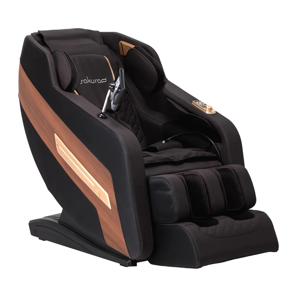 Sakura massage chair 306A - Kombinacija les, umetno usnje