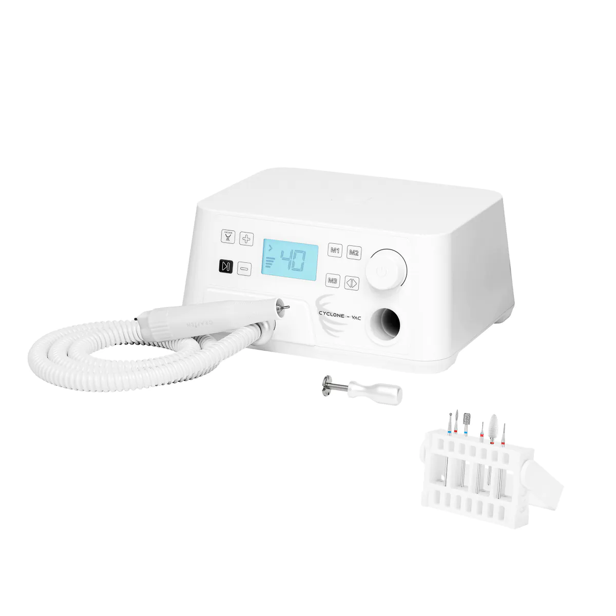 Alternative view of Saeyang Marathon Cyclone-Vac brusilni aparat za pedikuro s sesalcem + podoset komplet nastavkov