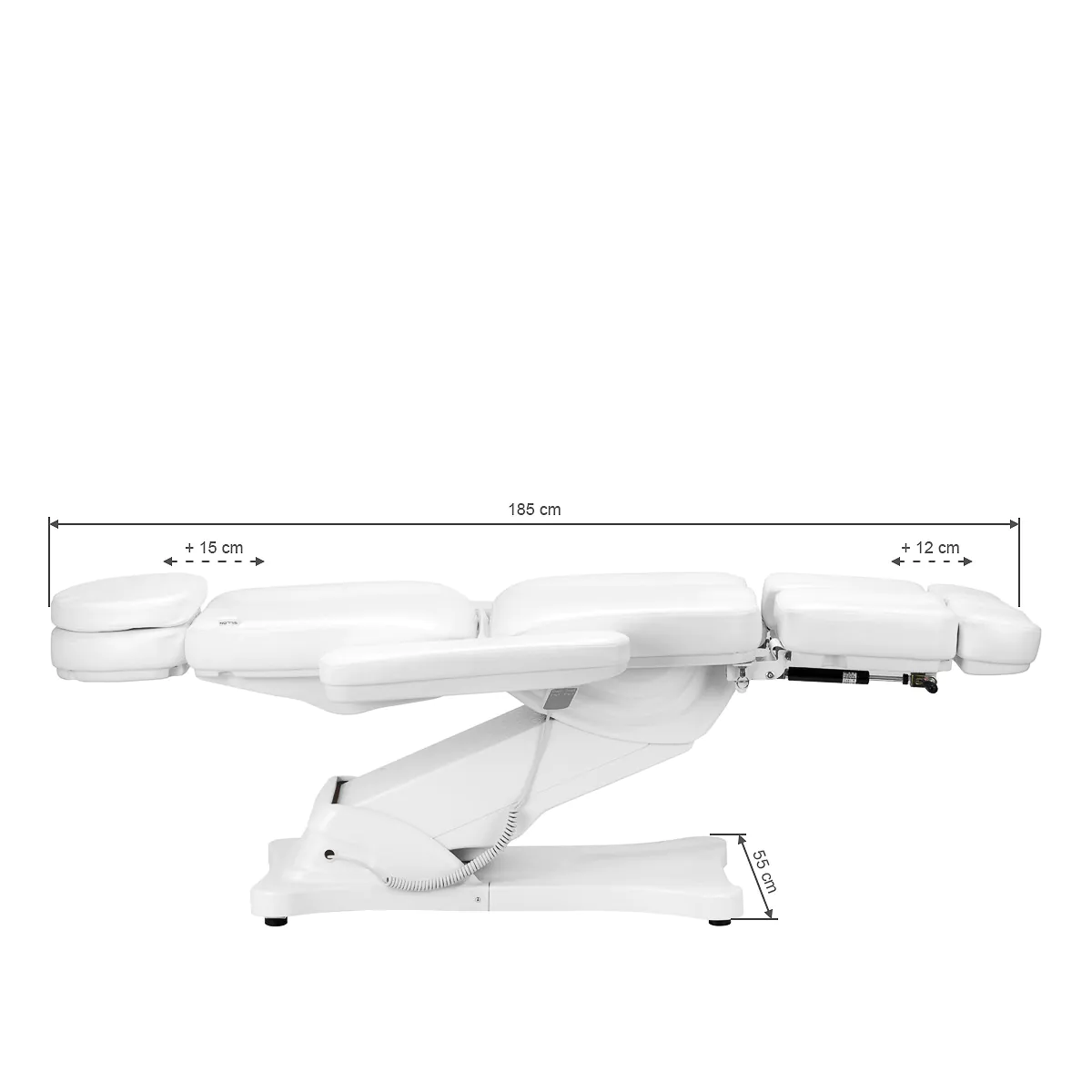 Električni stol za pedikuro SILLON CLASSIC 2 motorja bel - slika 18