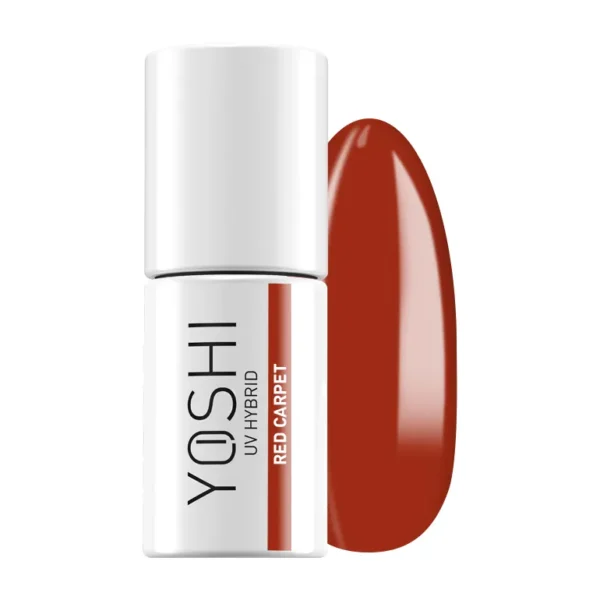 YOSHI UV Hibridni lak za nohte RED CARPET 6ml – 204
