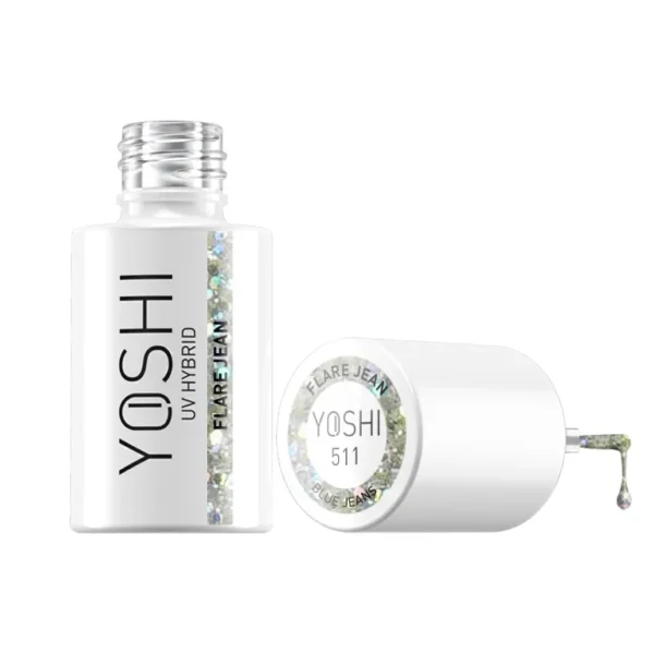 YOSHI UV hibridni lak za nohte Flare Jean 6 ml – 511 - slika 3