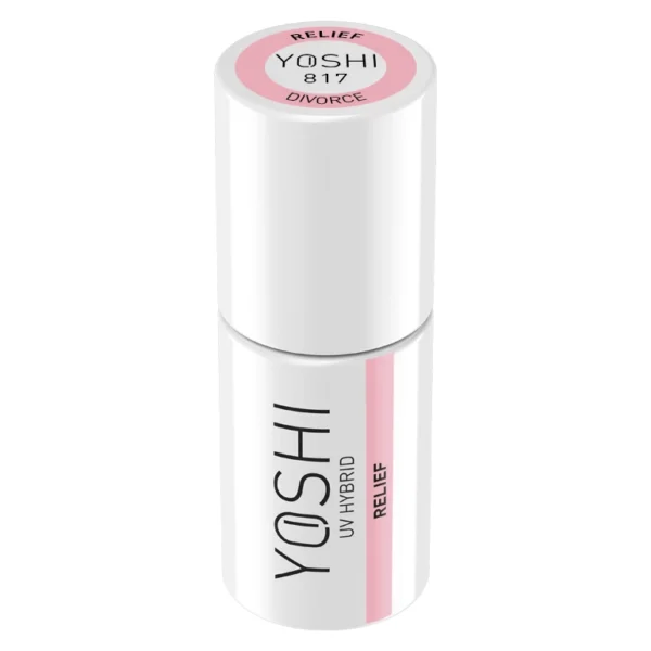 YOSHI UV Hibridni lak za nohte RELIEF 6ml – 817 - slika 4