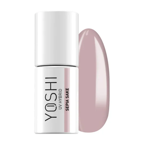 YOSHI Hibridni UV lak za nohte Sepia Sake 6 ml -101