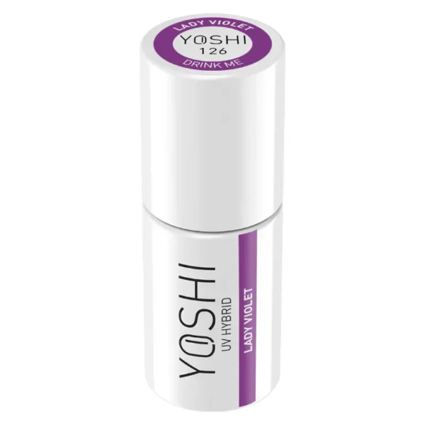 Alternative view of YOSHI Hibridni UV lak za nohte Lady Violet 6 ml - 126
