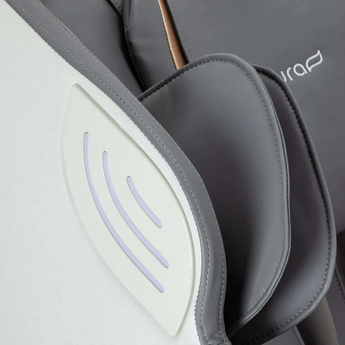 MASAŽNI STOL 3D Sakura Maximus 809 belo-siv - slika 7