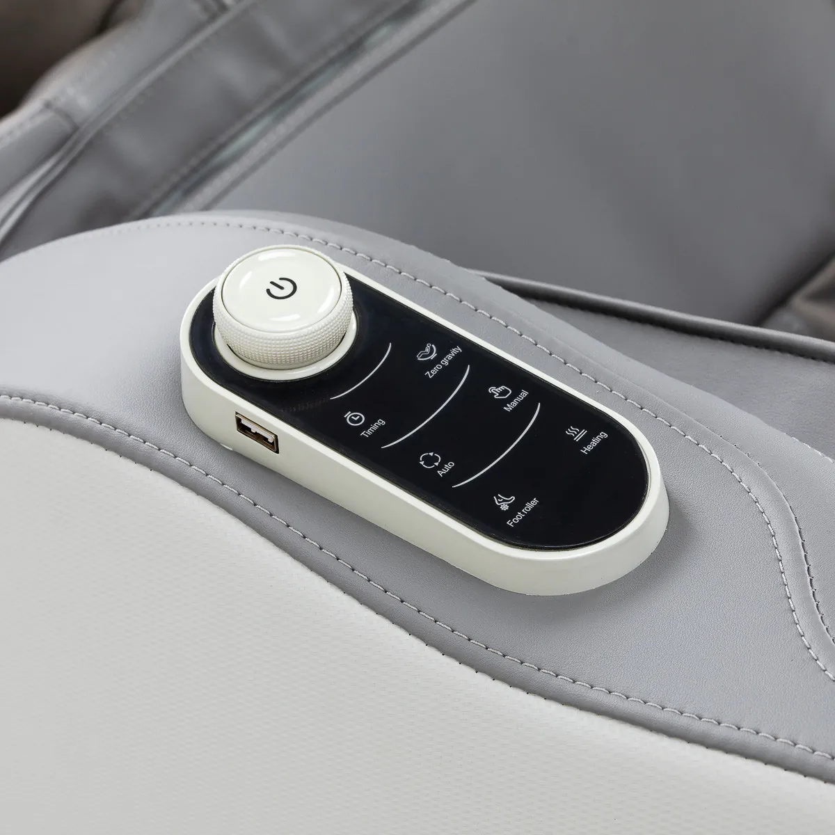 MASAŽNI STOL 3D Sakura Maximus 809 belo-siv - slika 8