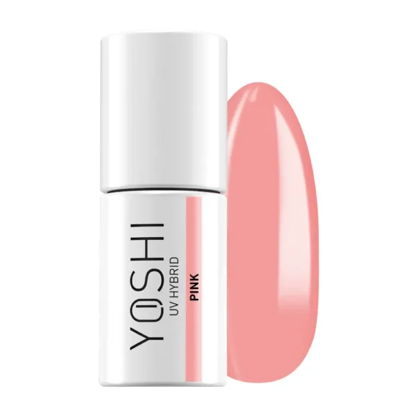 YOSHI Hibridni UV lak za nohte Pink 6 ml - 004