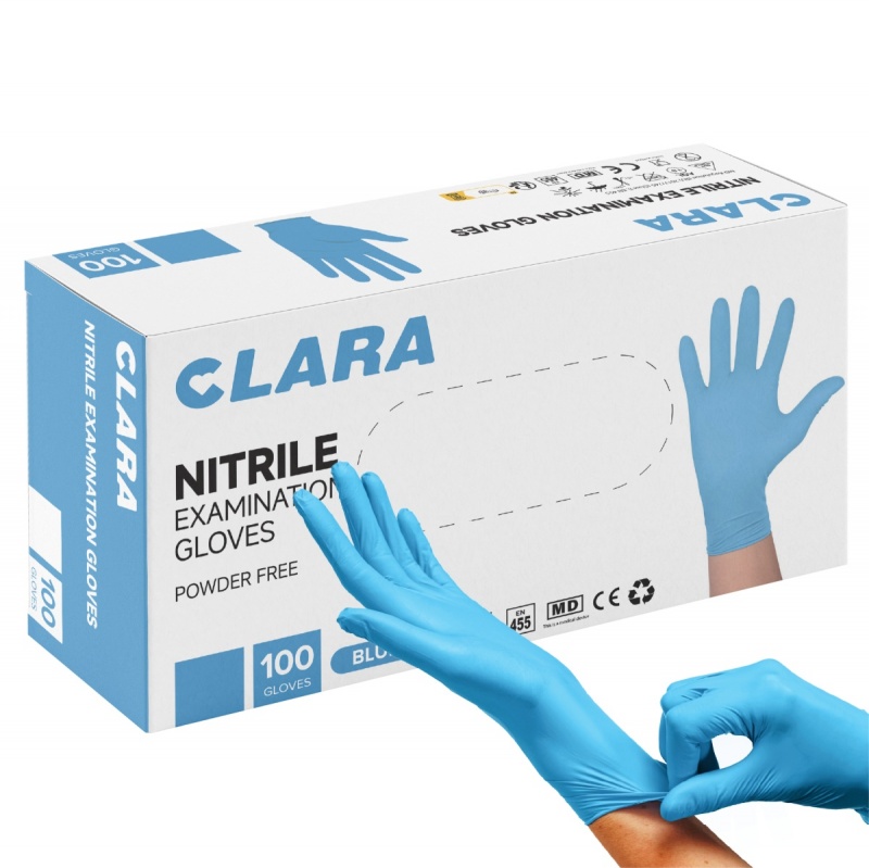 ROKAVICE NITRIL MODRE S