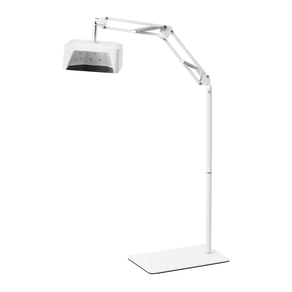 UV LED lučka Glow 112 s kovinskim podstavkom 48W za pedikuro na stojalu