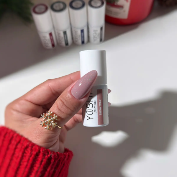 YOSHI UV Hibridni lak za nohte SNOW WAY! 6ml – 251 - slika 7