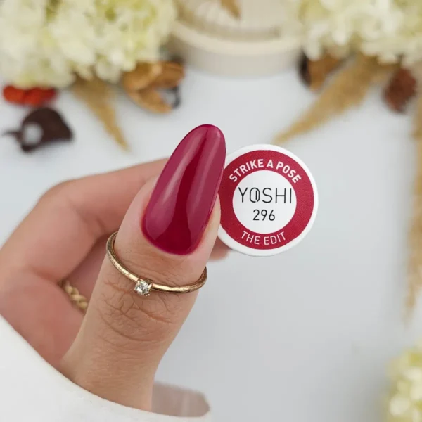 YOSHI UV Hibridni lak za nohte STRIKE A POSE 6ml – 296 - slika 3