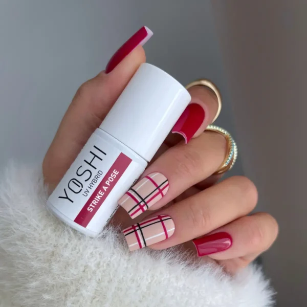 YOSHI UV Hibridni lak za nohte STRIKE A POSE 6ml – 296 - slika 5