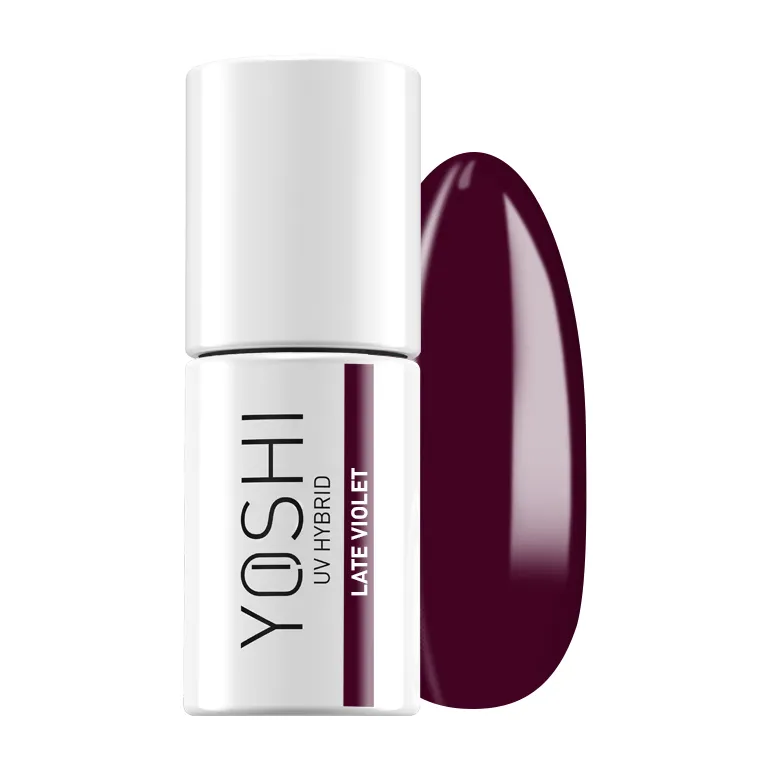 YOSHI UV Hibridni lak za nohte LATE VIOLET 6ml – 315