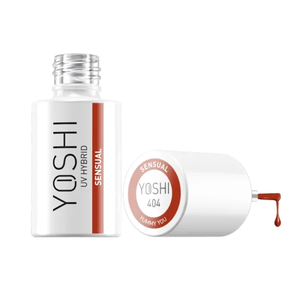 YOSHI UV Hibridni lak za nohte SENSUAL 6ml – 404 - slika 7