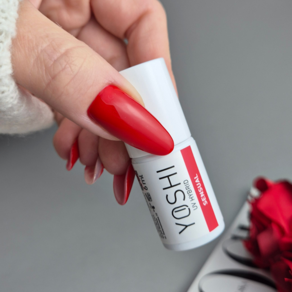 YOSHI UV Hibridni lak za nohte SENSUAL 6ml – 404 - slika 5