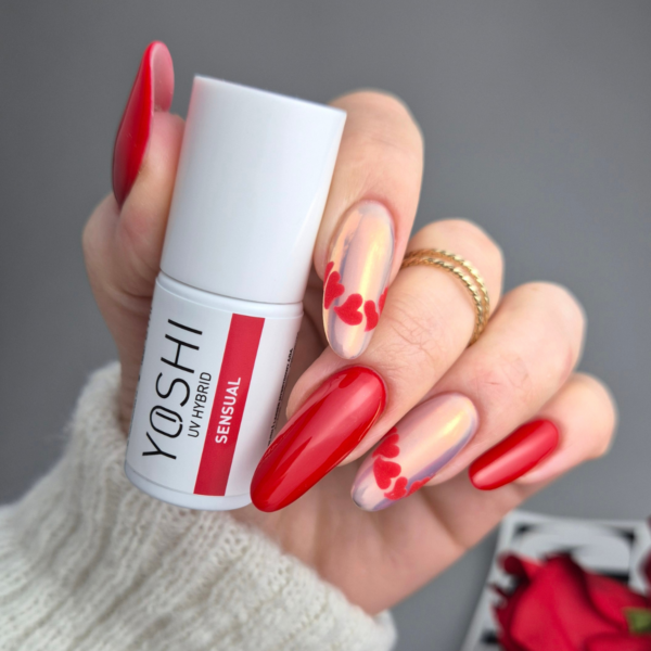 YOSHI UV Hibridni lak za nohte SENSUAL 6ml – 404 - slika 3