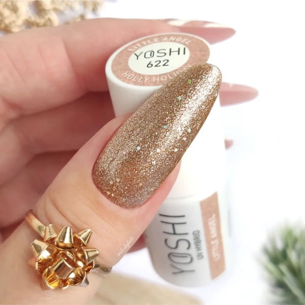 YOSHI UV Hibridni lak za nohte LITTLE ANGEL 6ml – 622 - slika 4