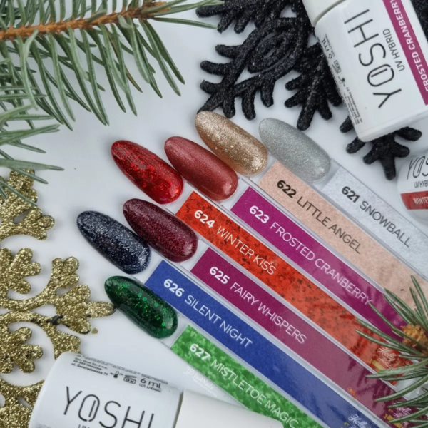 YOSHI UV Hibridni lak za nohte FAIRY WHISPERS 6ml – 625 - slika 8